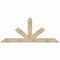 Ekena Millwork Saratoga Rough Sawn Timber Gable Bracket, Douglas Fir, 84"W x 35"H x 4"D x 6"F, 10/12 Pitch GBW084X35X0406SAR00RDF - alternate 1